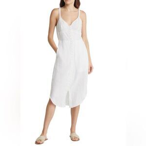 NEW Rag & Bone White Midi Summer Dress in Womens Size 2 Lightweight